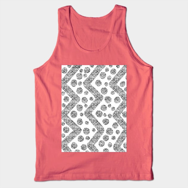 Animal Zig Zag and Dots Tank Top by Minxylynx4